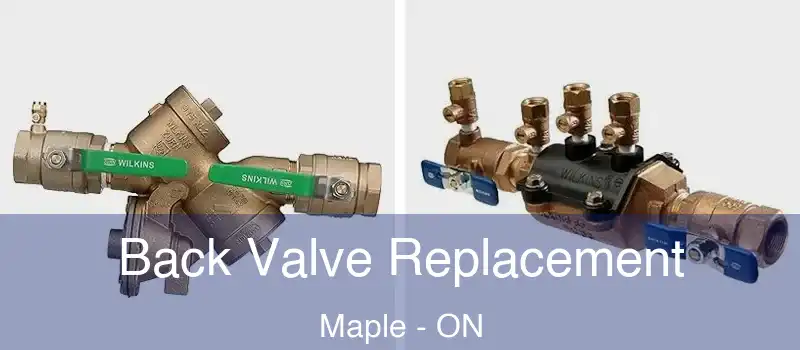  Back Valve Replacement Maple - ON
