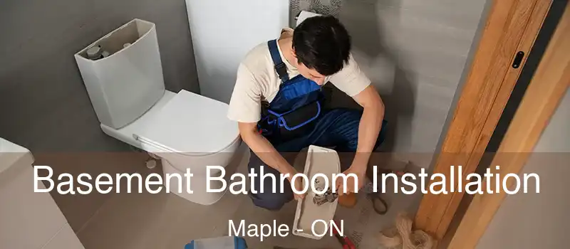  Basement Bathroom Installation Maple - ON