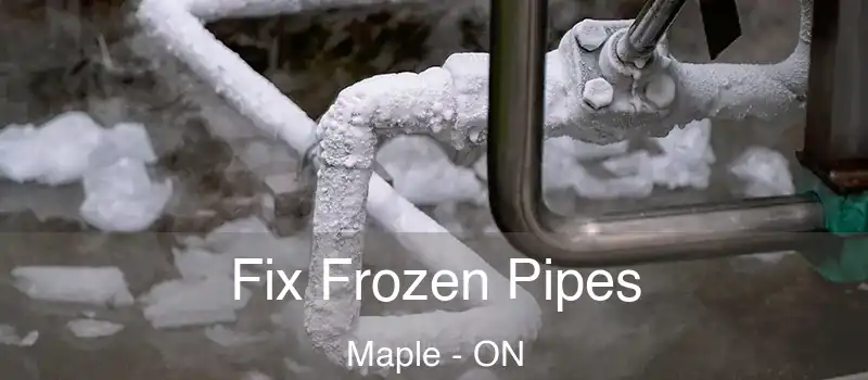  Fix Frozen Pipes Maple - ON
