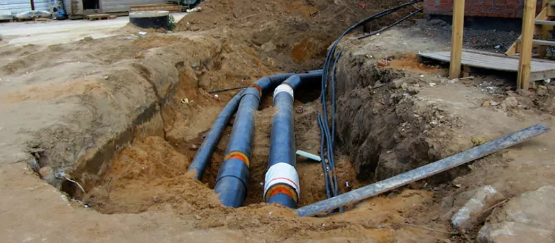 Main Water Line Installation in Maple, Ontario