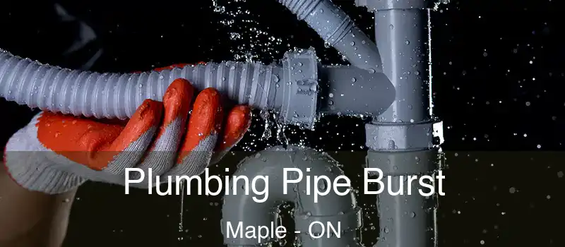  Plumbing Pipe Burst Maple - ON