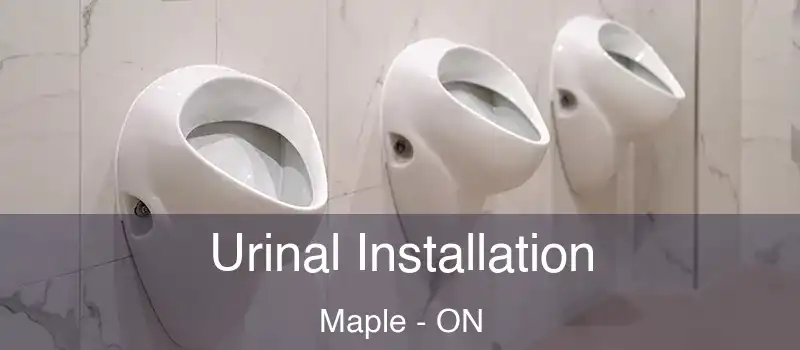  Urinal Installation Maple - ON