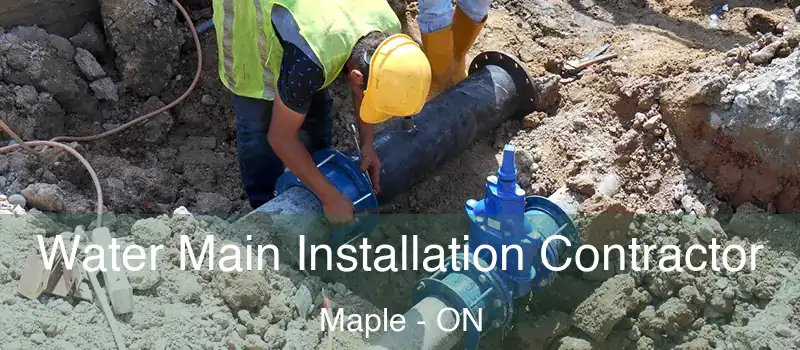  Water Main Installation Contractor Maple - ON